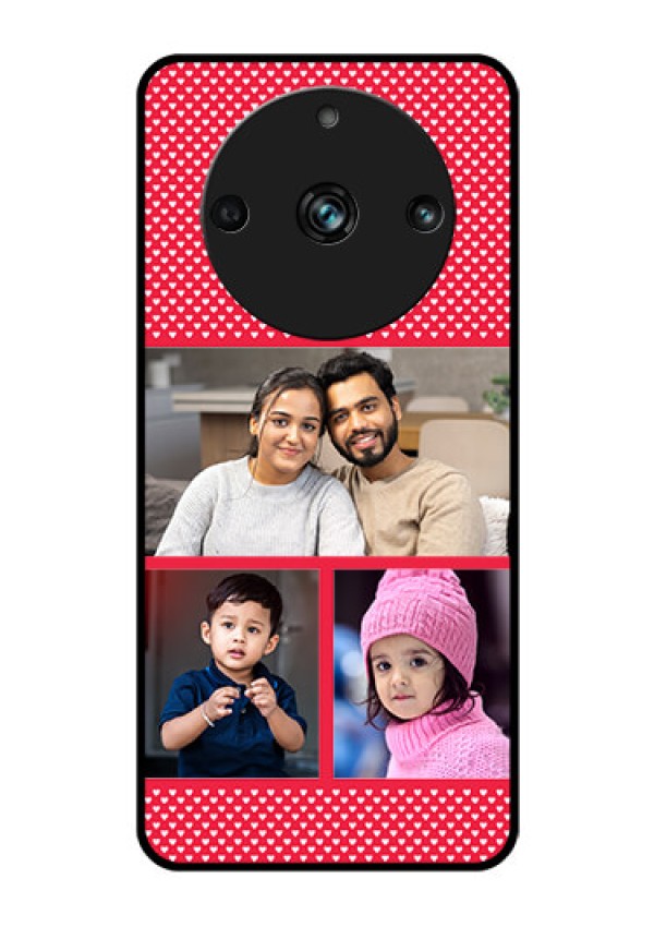 Realme Narzo 60 Pro 5G Personalized Glass Phone Case - Bulk Pic Upload Design
