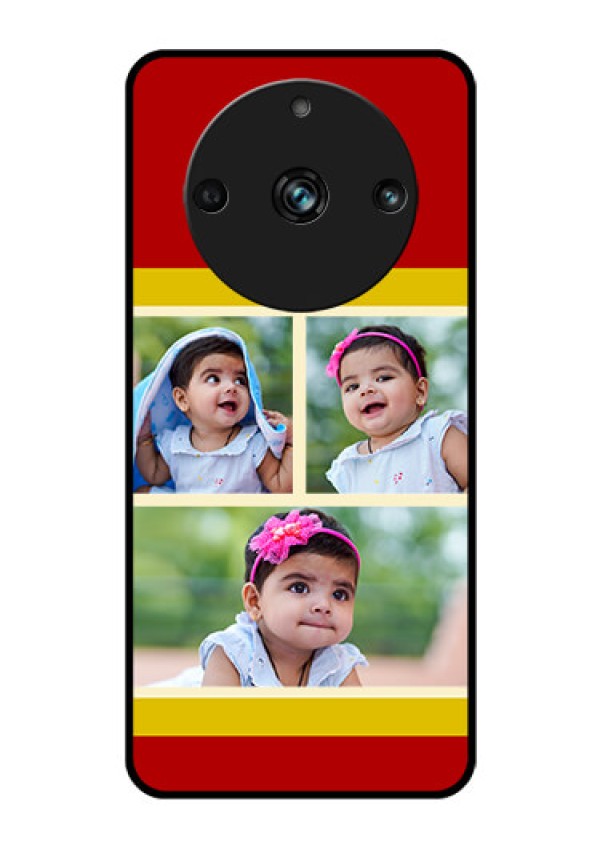 Realme Narzo 60 Pro 5G Custom Glass Mobile Case - Multiple Pic Upload Design