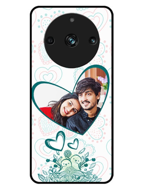 Custom Realme Narzo 60 Pro 5G Photo Printing on Glass Case - Premium Couple Design