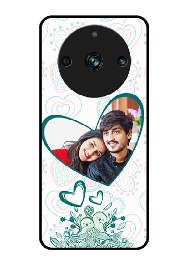 Realme Narzo 60 Pro 5G Photo Printing on Glass Case - Premium Couple Design