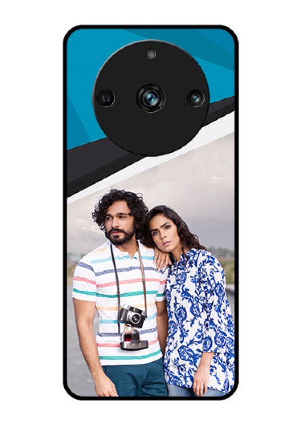 Realme Narzo 60 Pro 5G Photo Printing on Glass Case - Simple Pattern Photo Upload Design