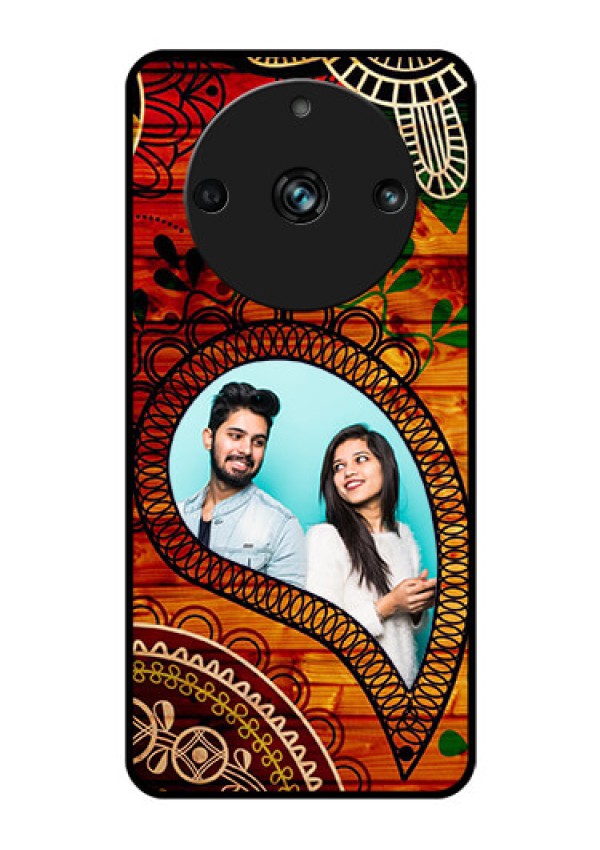 Realme Narzo 60 Pro 5G Personalized Glass Phone Case - Abstract Colorful Design