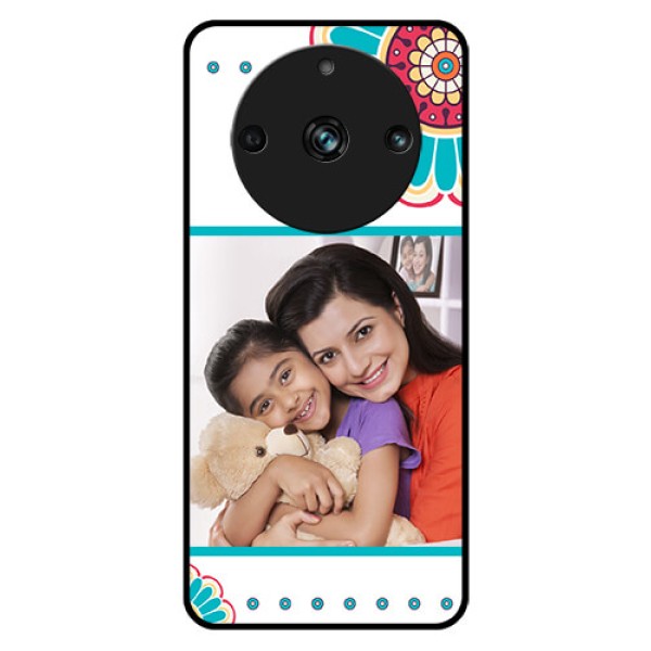 Realme Narzo 60 Pro 5G Custom Glass Phone Case - Flower Design