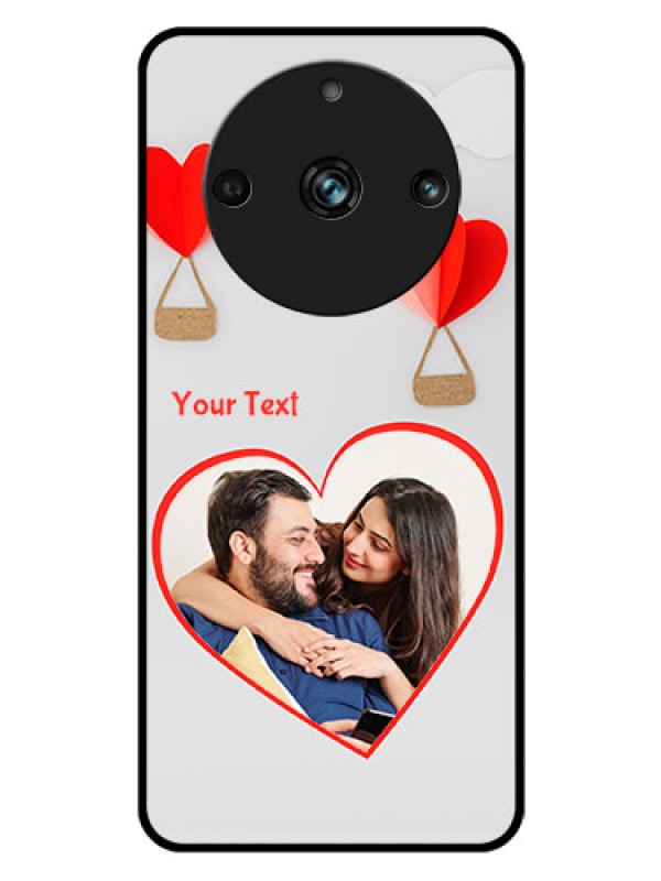 Custom Realme Narzo 60 Pro 5G Custom Glass Mobile Case - Parachute Love Design