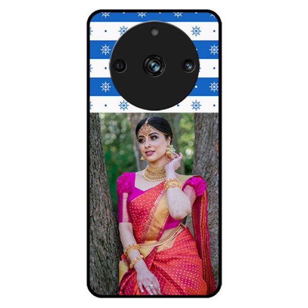 Realme Narzo 60 Pro 5G Photo Printing on Glass Case - Snow Pattern Design