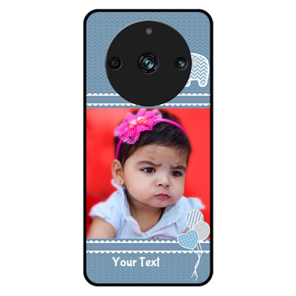 Realme Narzo 60 Pro 5G Photo Printing on Glass Case - with Kids Pattern Design Realme Narzo 60 Pro 5G Photo Printing on Glass Case - with Kids Pattern Design