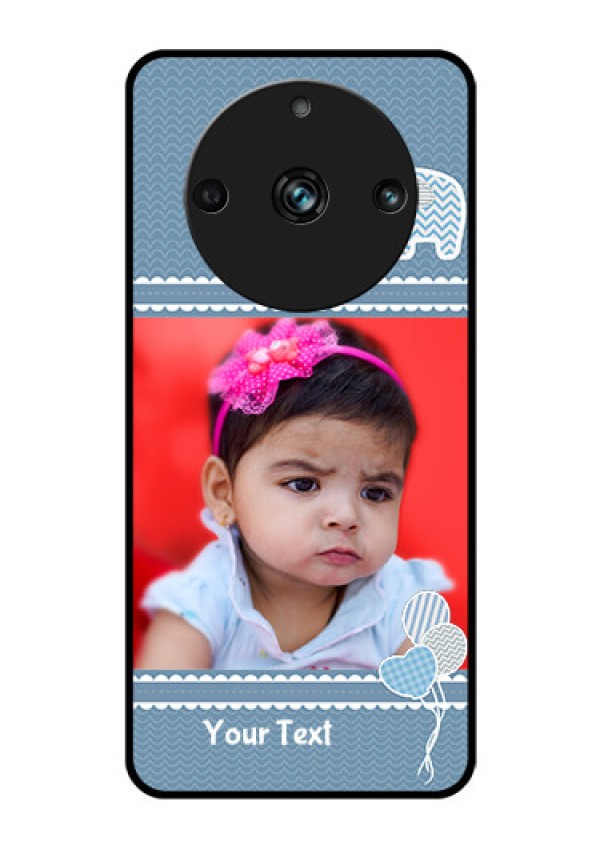 Realme Narzo 60 Pro 5G Photo Printing on Glass Case - with Kids Pattern Design