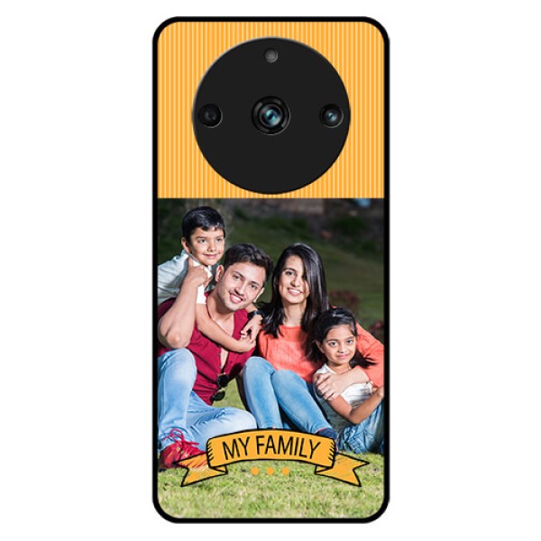 Realme Narzo 60 Pro 5G Custom Glass Phone Case - My Family Design