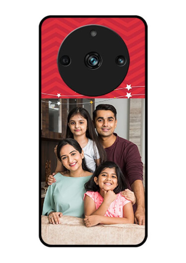 Realme Narzo 60 Pro 5G Personalized Glass Phone Case - Happy Family Design