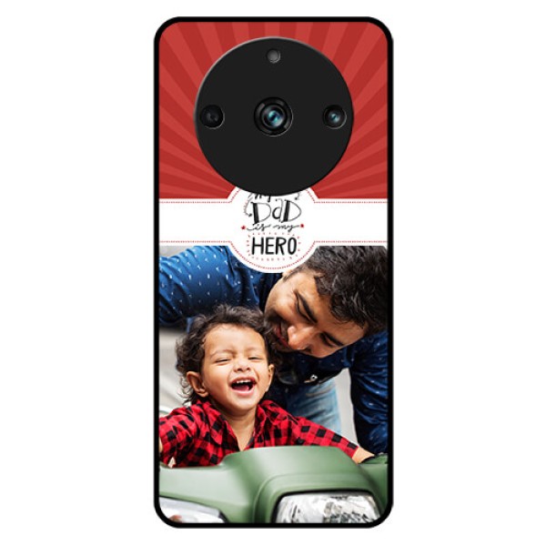Realme Narzo 60 Pro 5G Photo Printing on Glass Case - My Dad Hero Design
