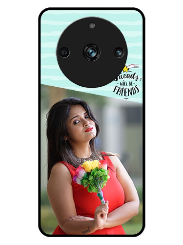 Custom Realme Narzo 60 Pro 5G Custom Glass Phone Case - Friends Picture Icon Design