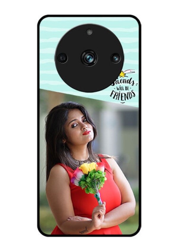 Realme Narzo 60 Pro 5G Custom Glass Phone Case - Friends Picture Icon Design
