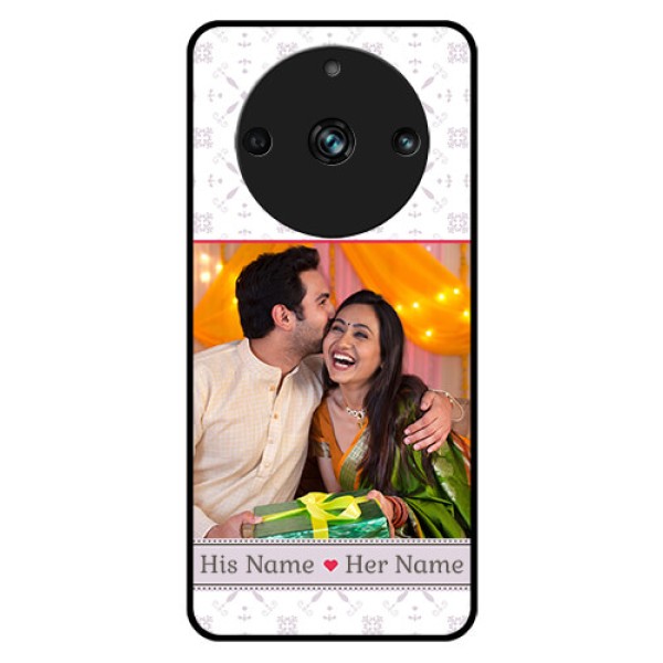 Realme Narzo 60 Pro 5G Custom Glass Mobile Case - with Photo and Ethnic Design Realme Narzo 60 Pro 5G Custom Glass Mobile Case - with Photo and Ethnic Design