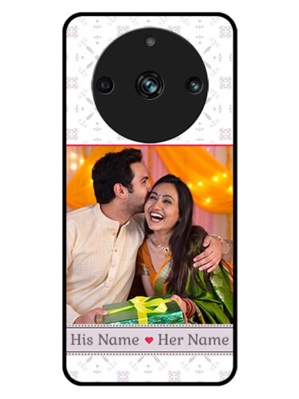 Custom Realme Narzo 60 Pro 5G Custom Glass Mobile Case - with Photo and Ethnic Design