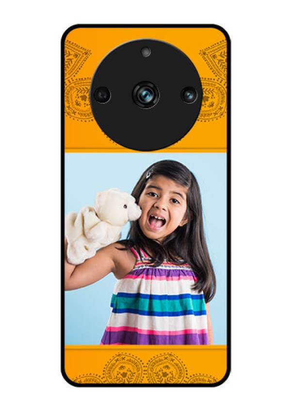 Realme Narzo 60 Pro 5G Personalized Glass Phone Case - Photo Wedding Design