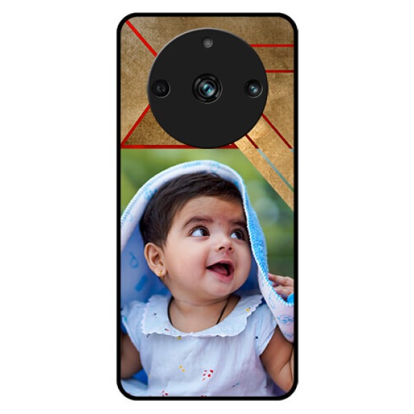 Realme Narzo 60 Pro 5G Personalized Glass Phone Case - Gradient Abstract Texture Design