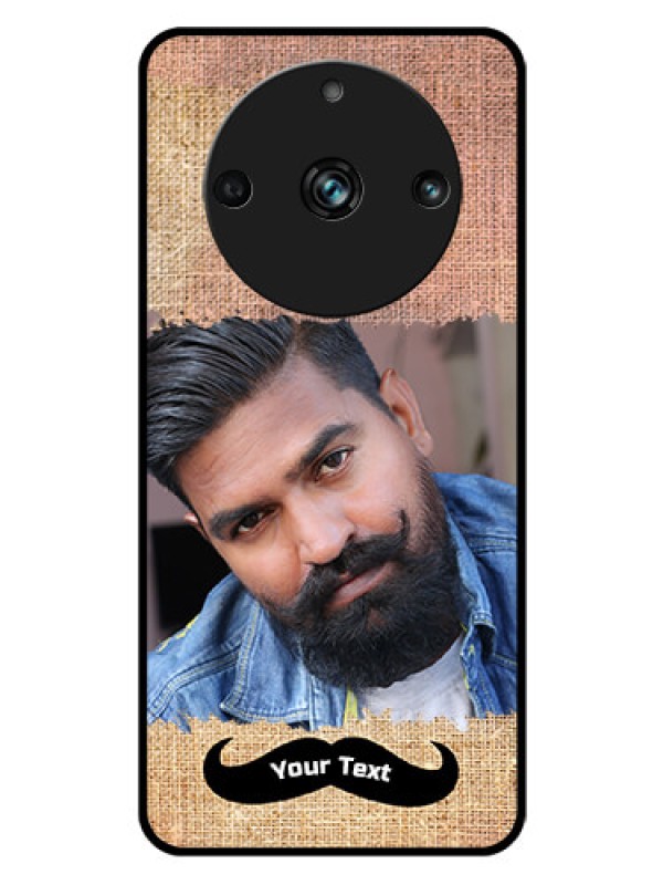 Custom Realme Narzo 60 Pro 5G Personalized Glass Phone Case - with Texture Design