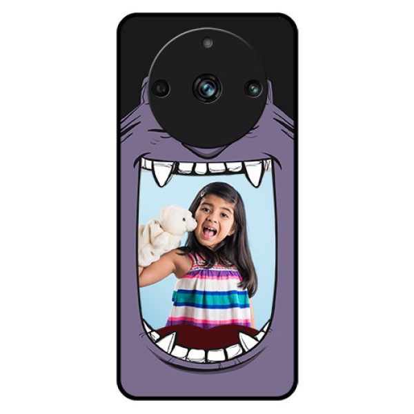 Realme Narzo 60 Pro 5G Custom Glass Phone Case - Angry Monster Design
