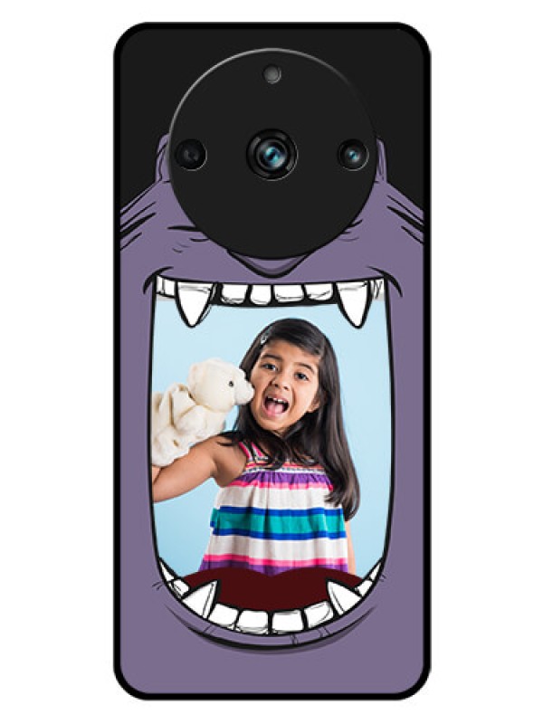 Custom Realme Narzo 60 Pro 5G Custom Glass Phone Case - Angry Monster Design
