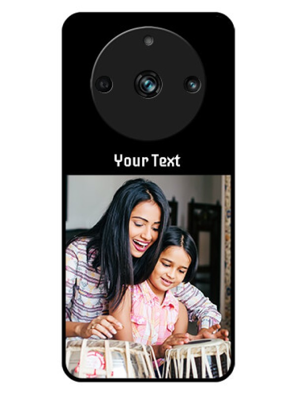 Custom Realme Narzo 60 Pro 5G Photo with Name on Glass Phone Case