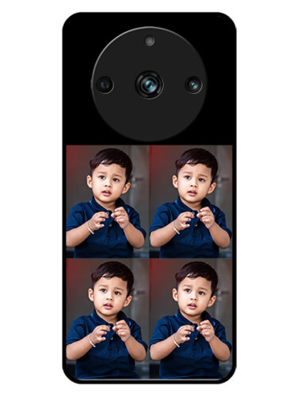 Custom Realme Narzo 60 Pro 5G 4 Image Holder on Glass Mobile Cover