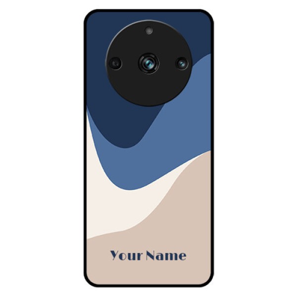Narzo 60 Pro 5G Custom Glass Phone Case - Abstract Drip Art Design Narzo 60 Pro 5G Custom Glass Phone Case - Abstract Drip Art Design