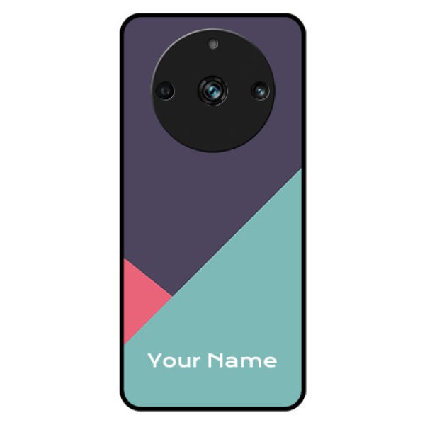 Narzo 60 Pro 5G Custom Glass Mobile Case - Tri Color abstract Design