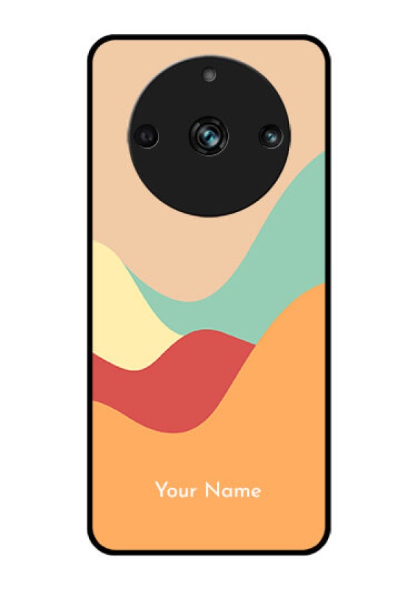 Narzo 60 Pro 5G Personalized Glass Phone Case - Ocean Waves Multi-colour Design