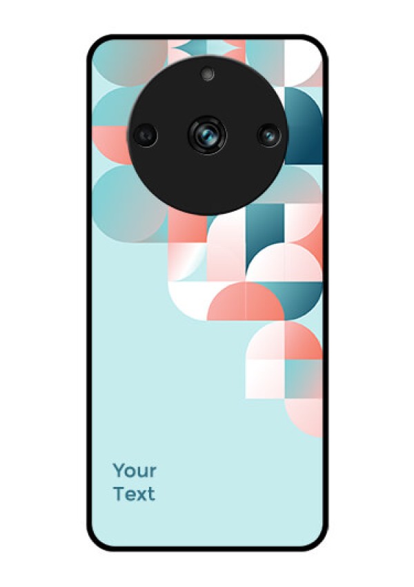 Narzo 60 Pro 5G Custom Glass Phone Case - Stylish Semi-circle Pattern Design