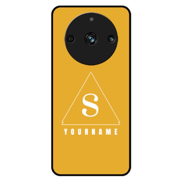 Narzo 60 Pro 5G Personalized Glass Phone Case - simple triangle Design Narzo 60 Pro 5G Personalized Glass Phone Case - simple triangle Design