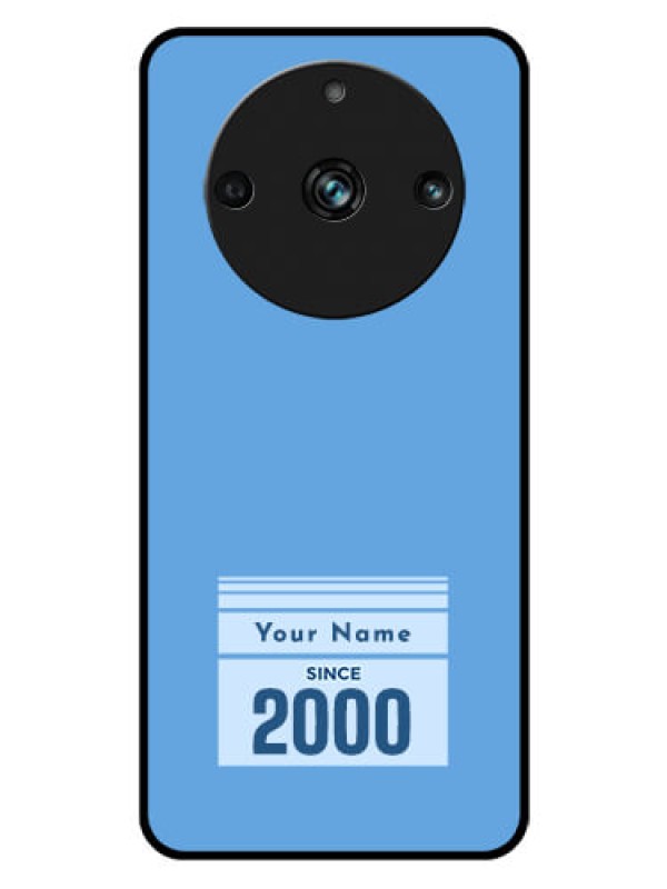 Custom Narzo 60 Pro 5G Custom Glass Mobile Case - Custom Year of birth Design