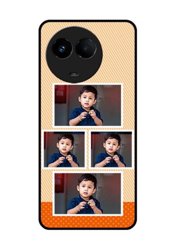 Realme Narzo 60x 5G Photo Printing on Glass Case - Bulk Photos Upload Design