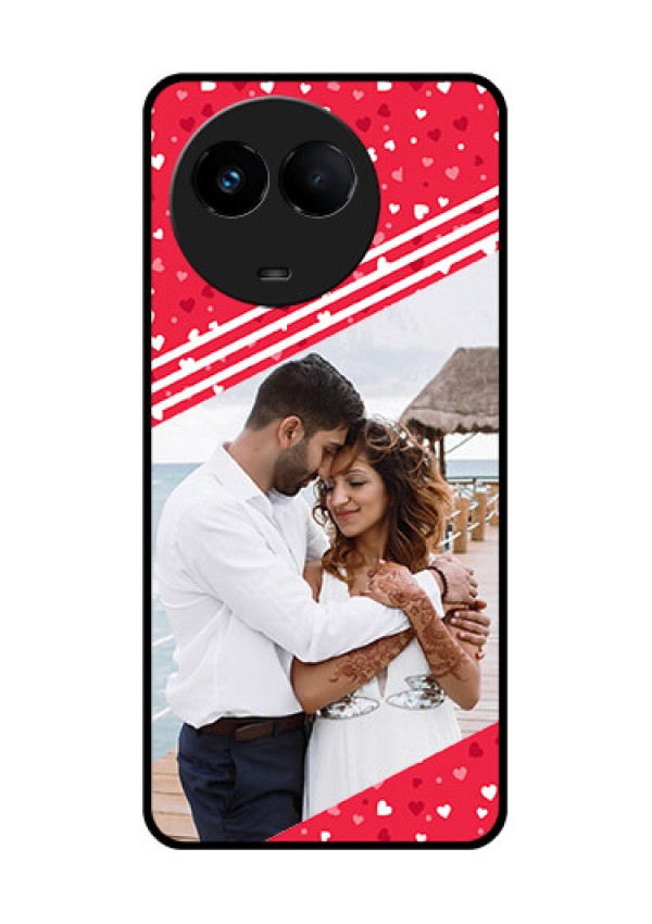 Realme Narzo 60x 5G Custom Glass Mobile Case - Valentines Gift Design