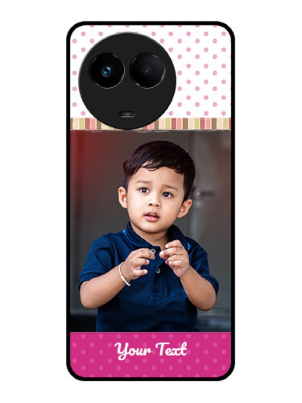 Custom Realme Narzo 60x 5G Photo Printing on Glass Case - Cute Girls Cover Design