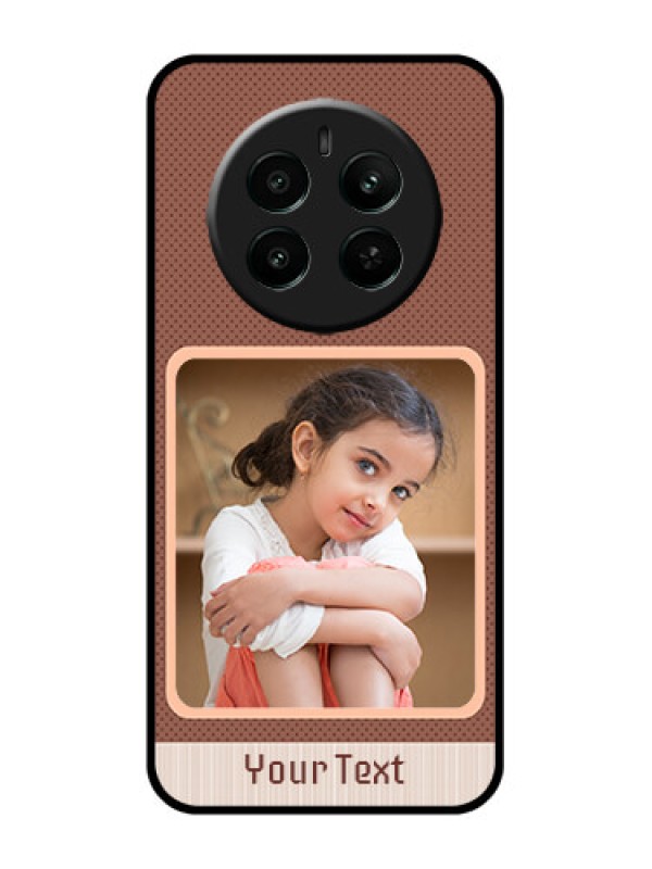 Custom Realme Narzo 70 5G Custom Glass Phone Case - Simple Pic Upload Design