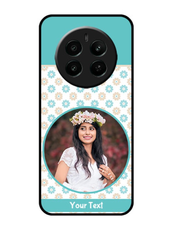 Custom Realme Narzo 70 5G Custom Glass Phone Case - Beautiful Flowers Design