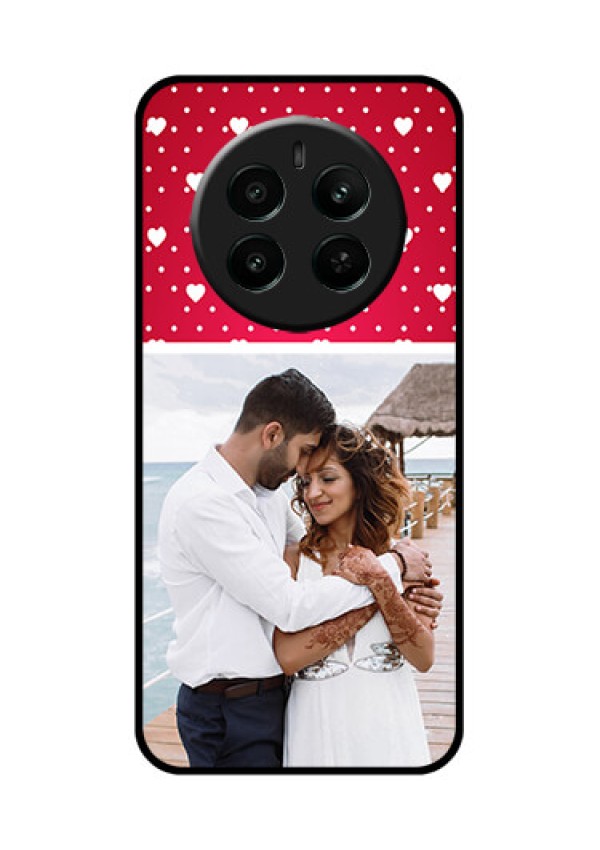 Realme Narzo 70 5G Custom Glass Phone Case - Hearts Mobile Case Design