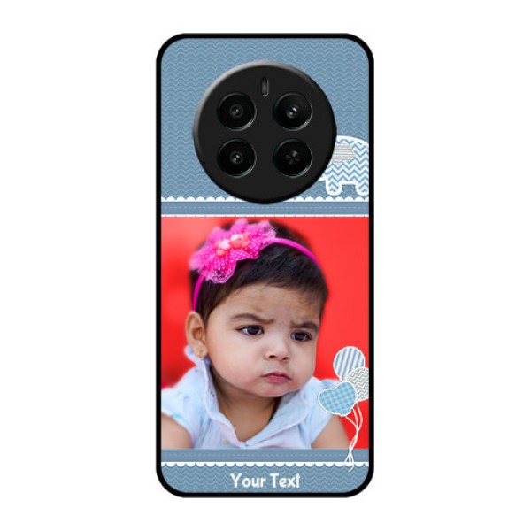 Realme Narzo 70 5G Custom Glass Phone Case - With Kids Pattern Design Realme Narzo 70 5G Custom Glass Phone Case - With Kids Pattern Design