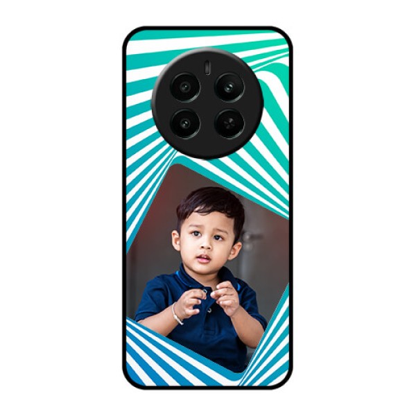 Realme Narzo 70 5G Custom Glass Phone Case - Abstract Spiral Design Realme Narzo 70 5G Custom Glass Phone Case - Abstract Spiral Design