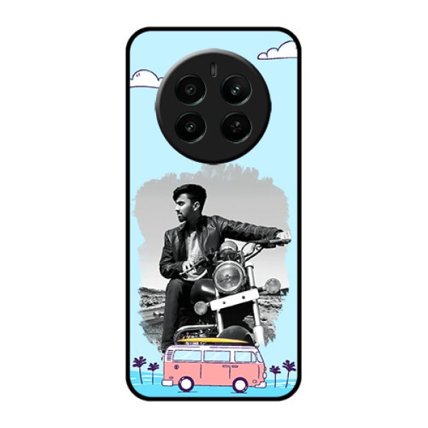 Realme Narzo 70 5G Custom Glass Phone Case - Travel & Adventure Design