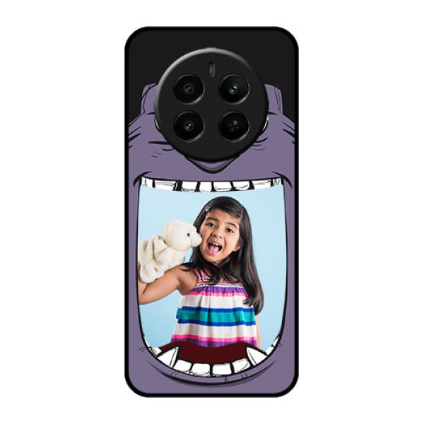 Realme Narzo 70 5G Custom Glass Phone Case - Angry Monster Design