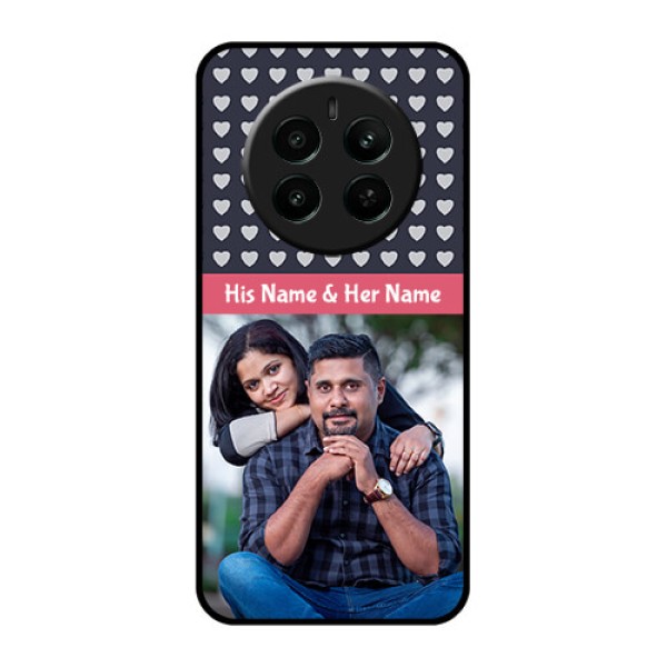 Narzo 70 Pro 5G Custom Glass Phone Case - Love Symbols Design