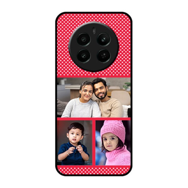 Narzo 70 Pro 5G Custom Glass Phone Case - Bulk Photo Upload Design