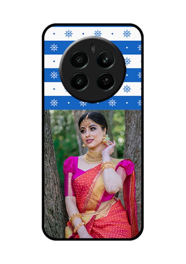 Narzo 70 Pro 5G Custom Glass Phone Case - Snow Pattern Design
