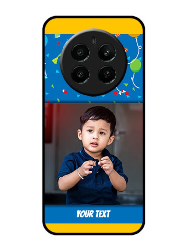 Custom Narzo 70 Pro 5G Custom Glass Phone Case - Birthday Wishes Design