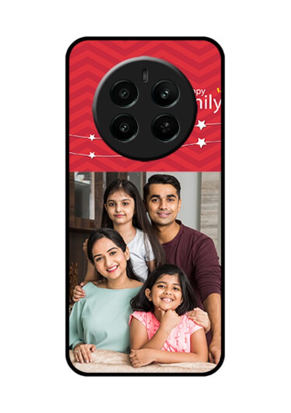 Narzo 70 Pro 5G Custom Glass Phone Case - Happy Family Design
