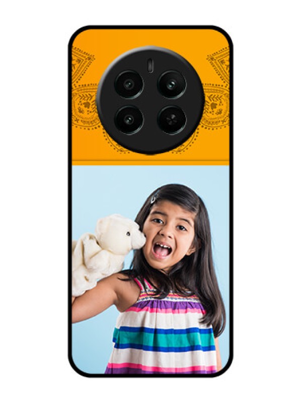 Custom Narzo 70 Pro 5G Custom Glass Phone Case - Photo Wedding Design