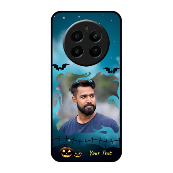 Narzo 70 Pro 5G Custom Glass Phone Case - Halloween Frame Design Narzo 70 Pro 5G Custom Glass Phone Case - Halloween Frame Design