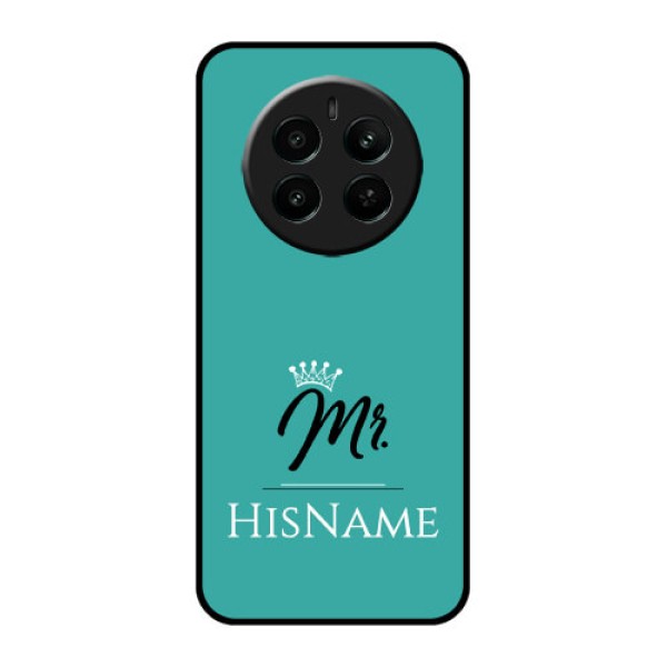 Narzo 70 Pro 5G Custom Glass Phone Case - Mr With Name Design