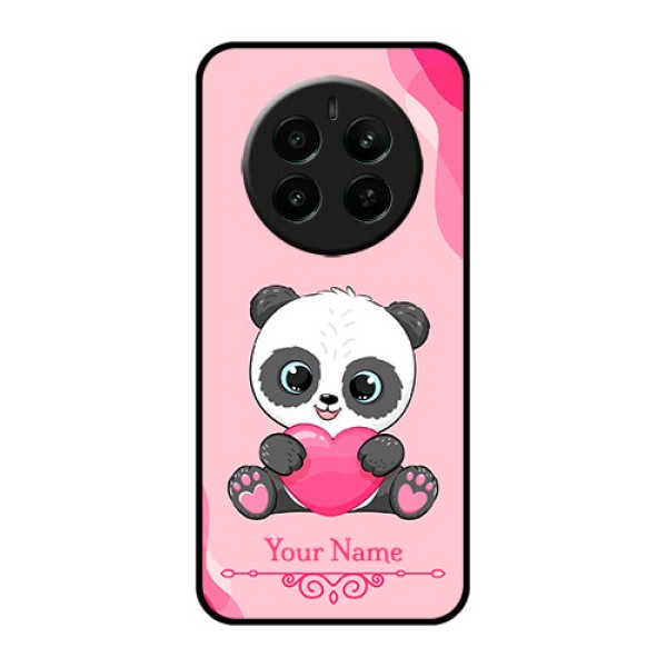 Narzo 70 Pro 5G Custom Glass Phone Case - Cute Panda Design